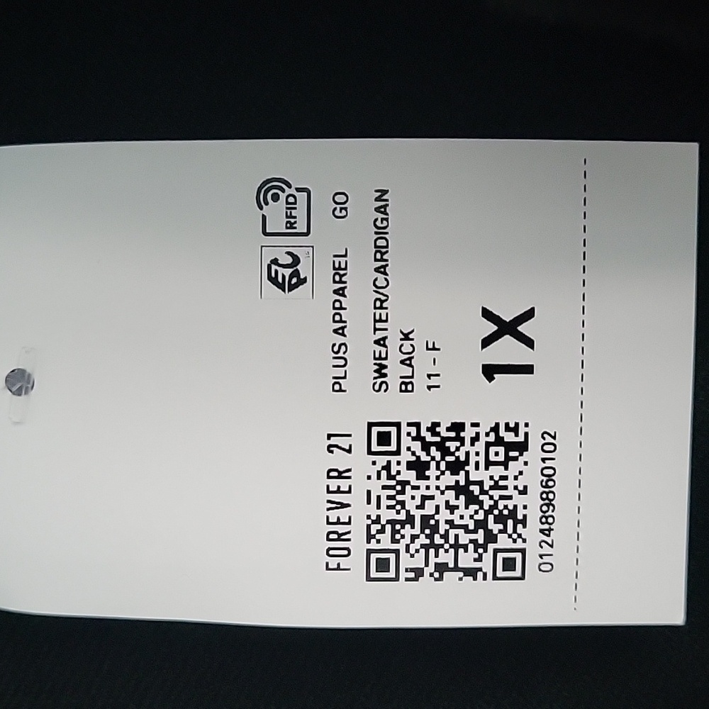 Elegant Black Women's Cardigan - Picture 3 of 8